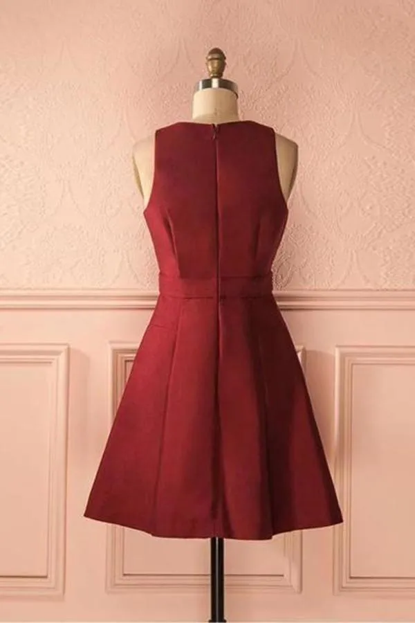 2024 Classic Satin Homecoming Dresses Straps Satin PD5D4DNZ