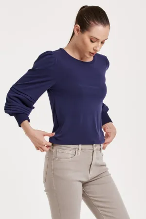 ANIKA MODAL TEE ELECTRIC INDIGO