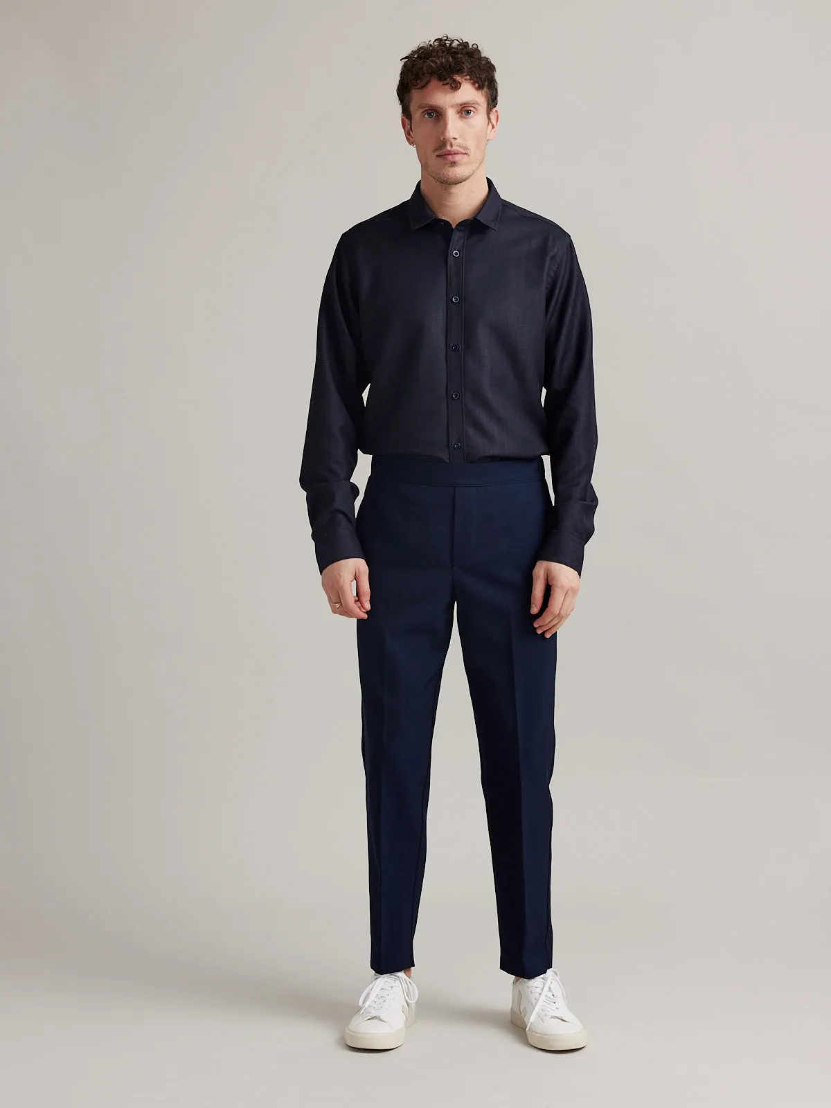 Arne merino denim shirt