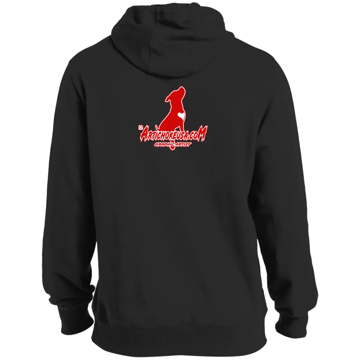 ArtichokeUSA Custom Design. Pitbull Love. Ultra Soft Pullover Hoodie