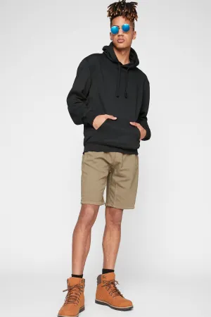 Basic Soft Drawstring Popover Hoodie