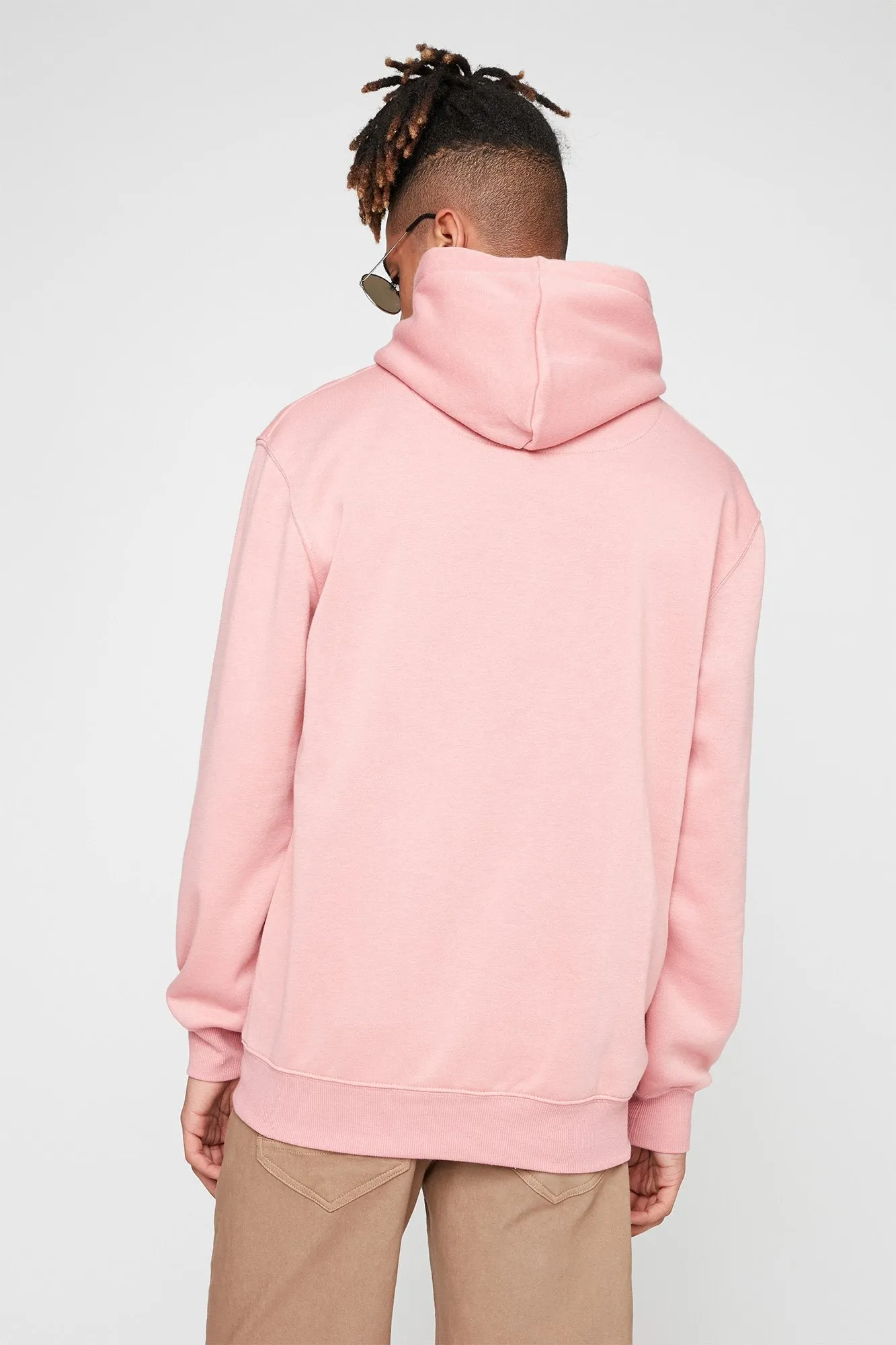 Basic Soft Drawstring Popover Hoodie