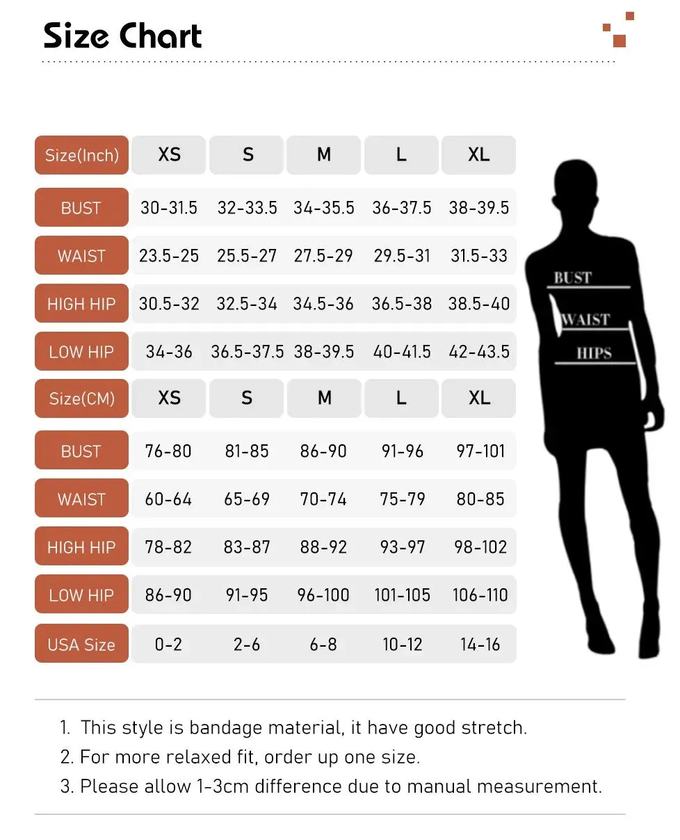 Bodycon Chic Geometric Jacquard Bandage Dress