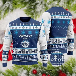 Busch Light Christmas Sweater