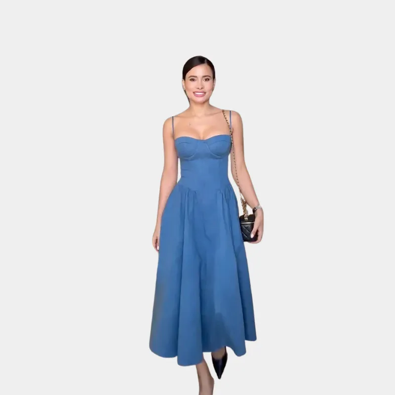 Charlotte - Modern Muse Denim Bustier Dress