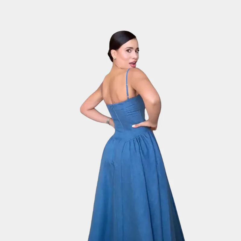 Charlotte - Modern Muse Denim Bustier Dress