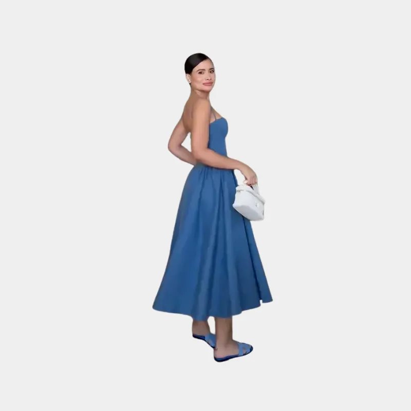 Charlotte - Modern Muse Denim Bustier Dress