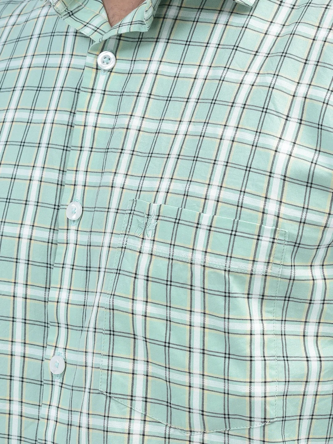 Check Green Shirt