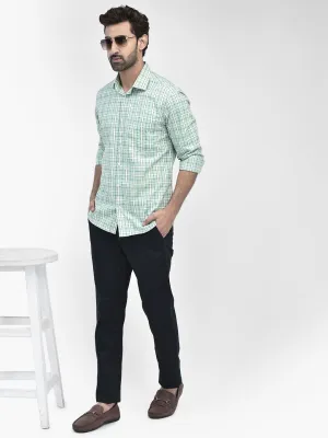 Check Green Shirt