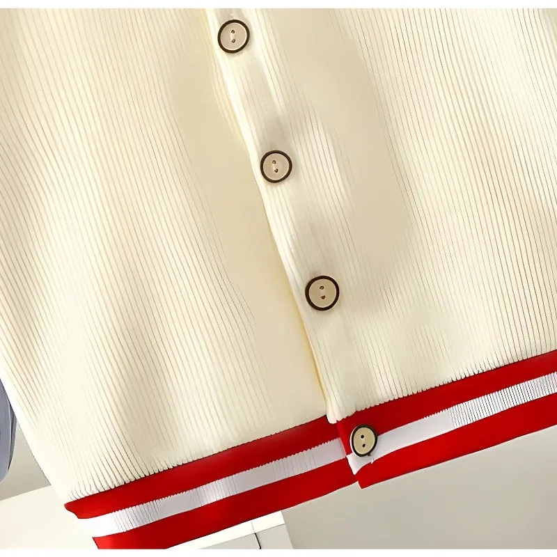 Contrast  Stylish Girls and Boys Buttoned Top