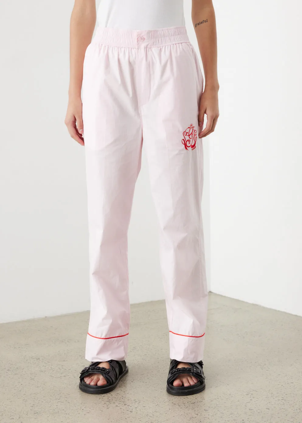 Cotton Poplin Trousers