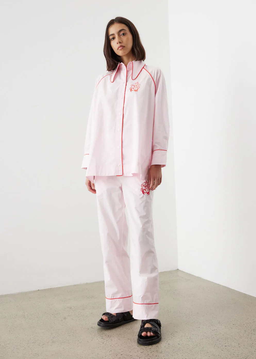 Cotton Poplin Trousers