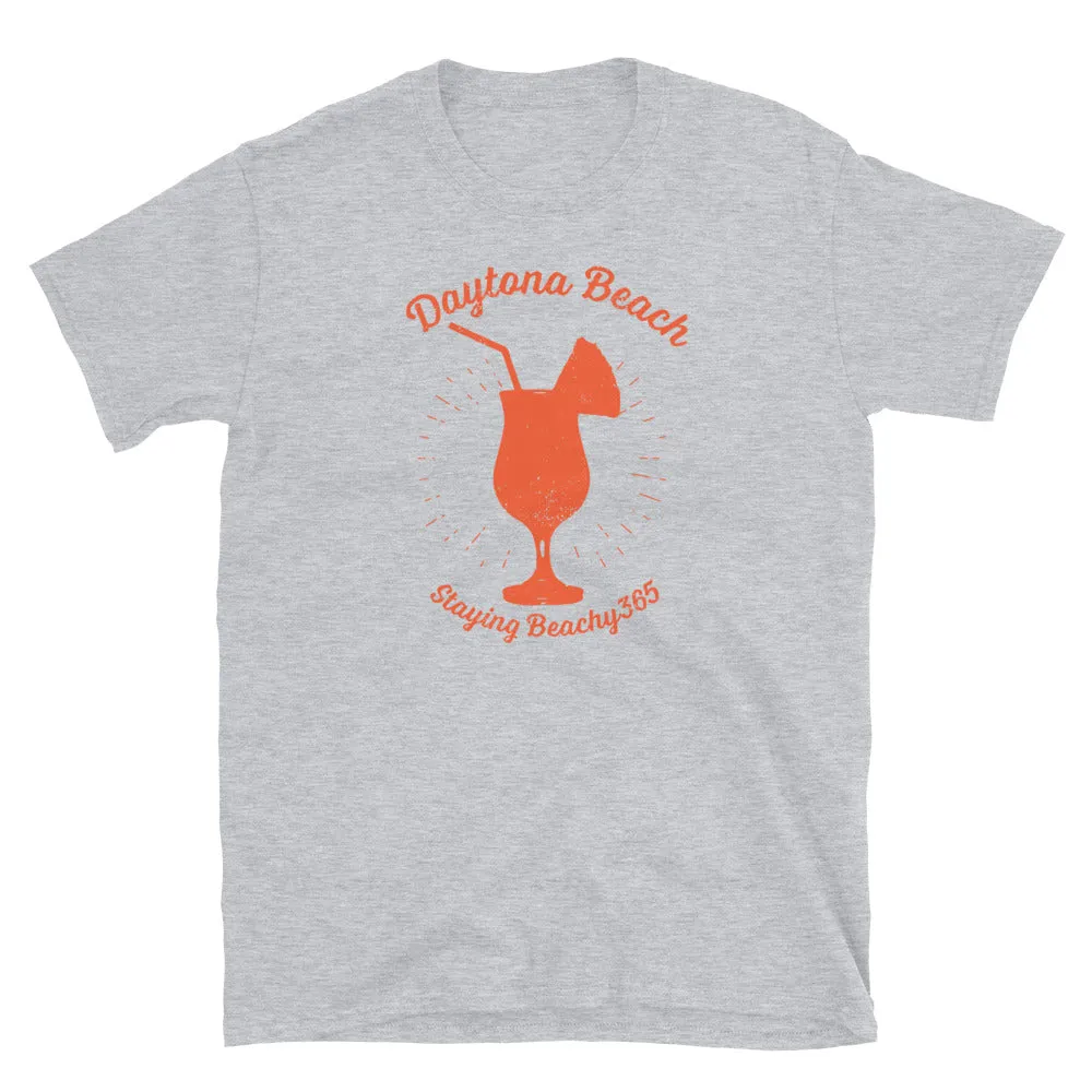 Daytona Beach Vintage Tropical Boat Drink Tee