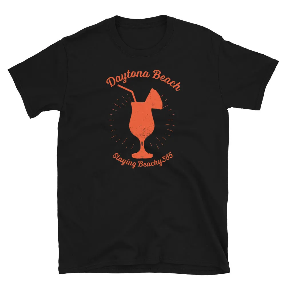 Daytona Beach Vintage Tropical Boat Drink Tee