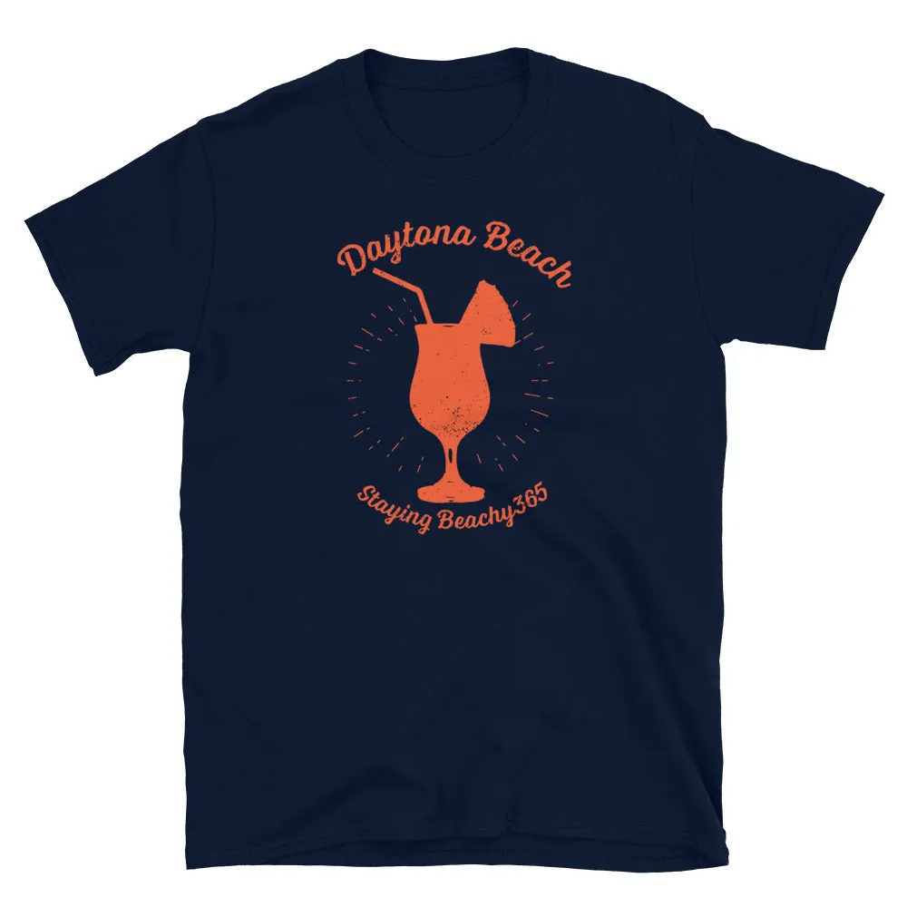 Daytona Beach Vintage Tropical Boat Drink Tee