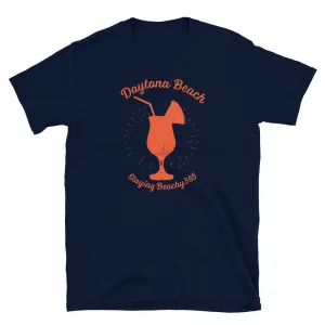 Daytona Beach Vintage Tropical Boat Drink Tee