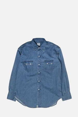 Denim Western Shirt in Denim Used