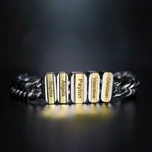 Exquisite Fashion Customizable Alphabet Cuban Chain Design Versatile Jewelry