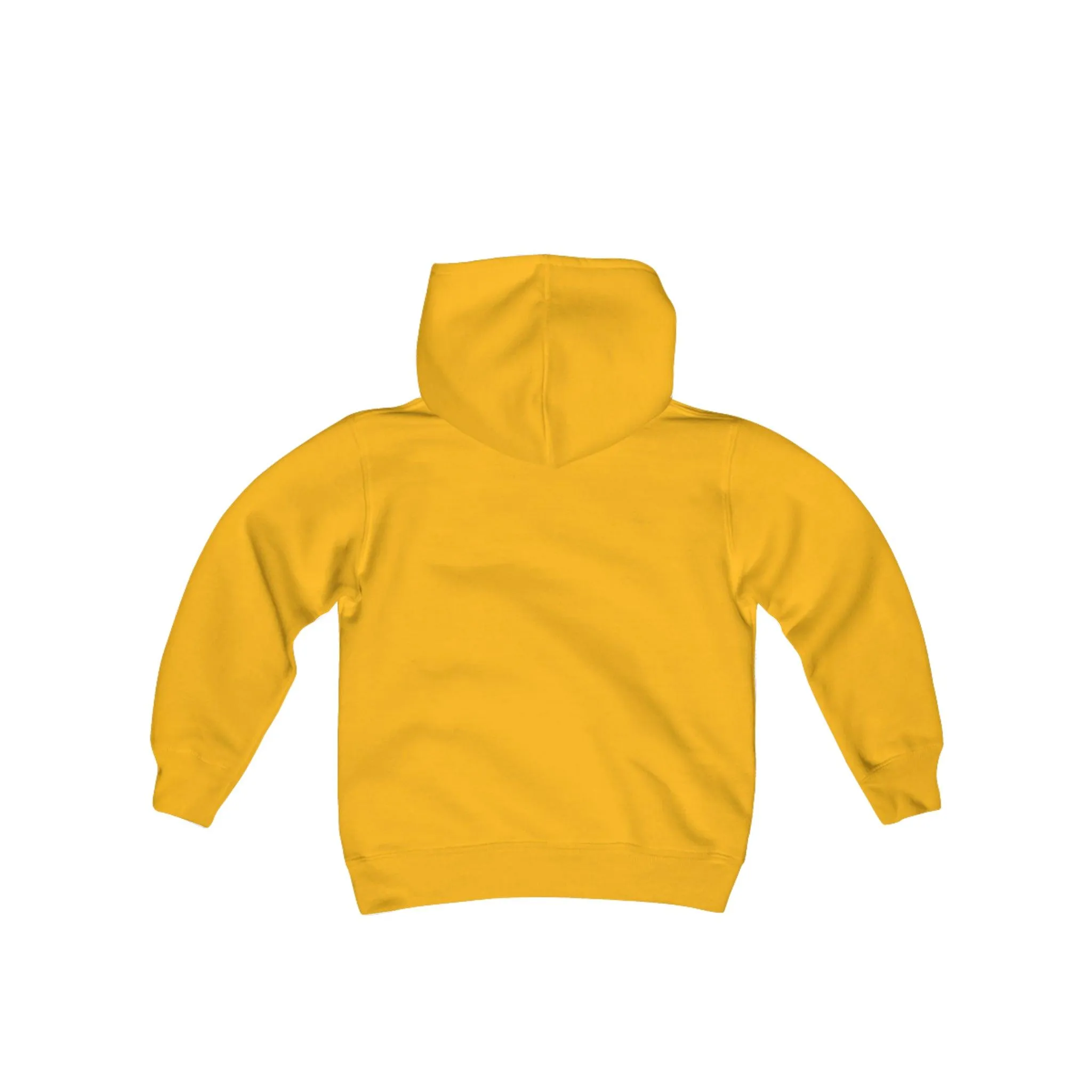 Flaming Love Hand Gesture Youth Heavy Blend Hooded Sweatshirt
