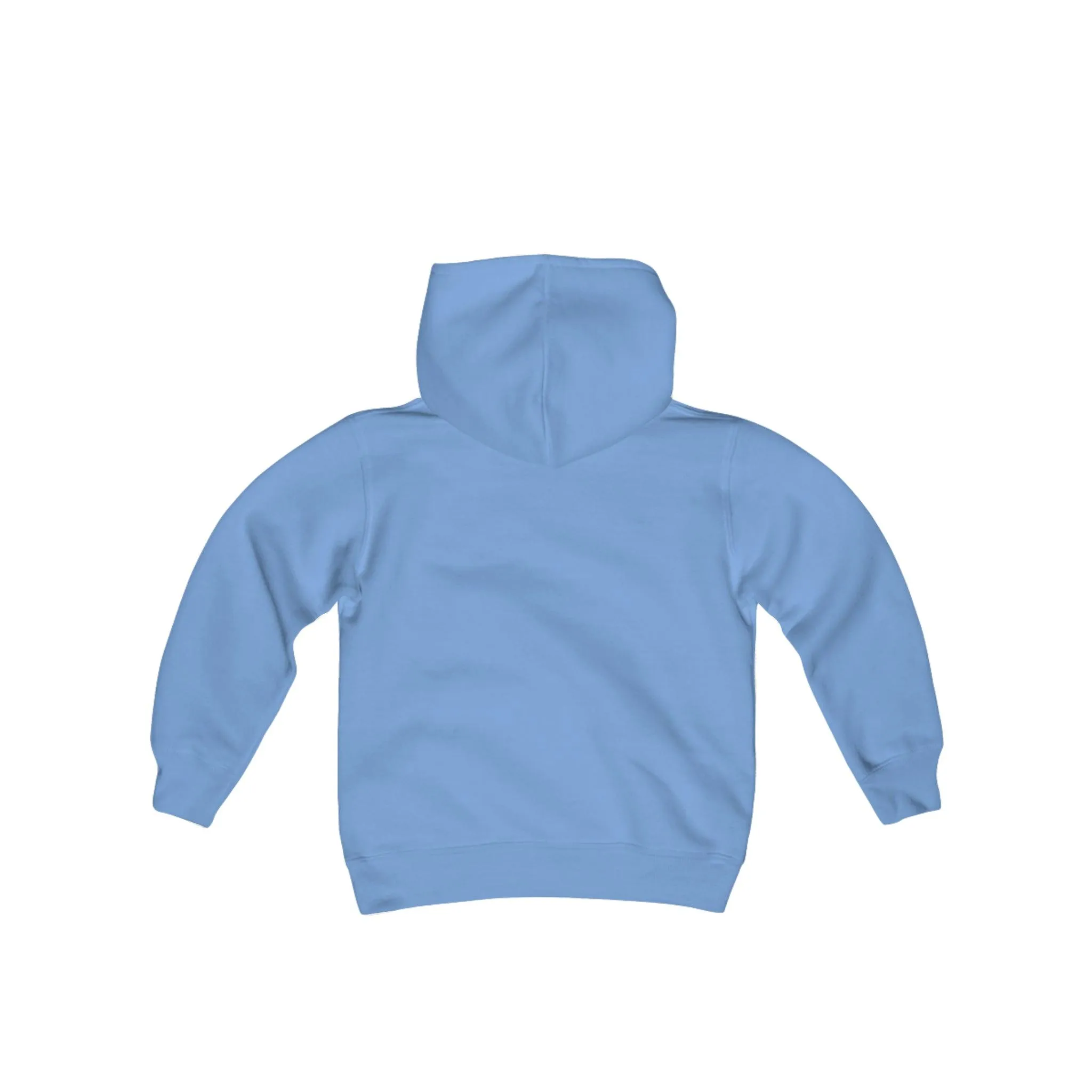 Flaming Love Hand Gesture Youth Heavy Blend Hooded Sweatshirt