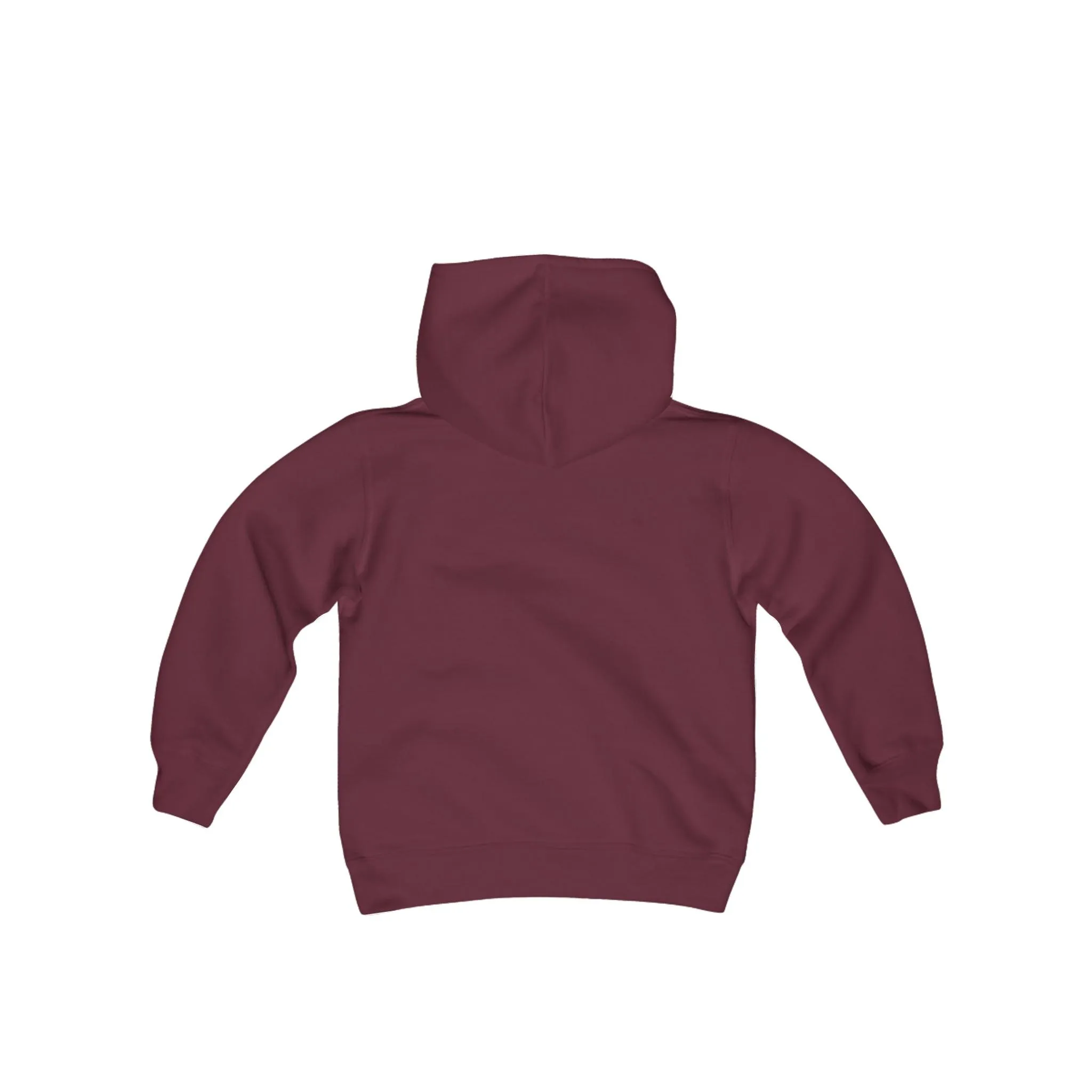 Flaming Love Hand Gesture Youth Heavy Blend Hooded Sweatshirt