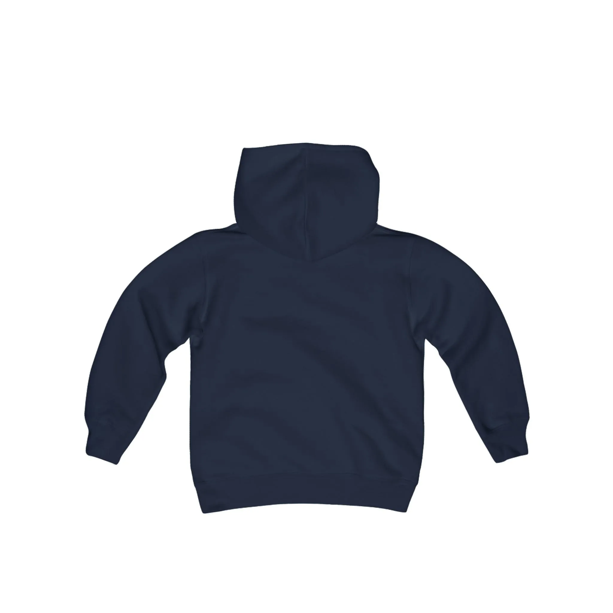 Flaming Love Hand Gesture Youth Heavy Blend Hooded Sweatshirt