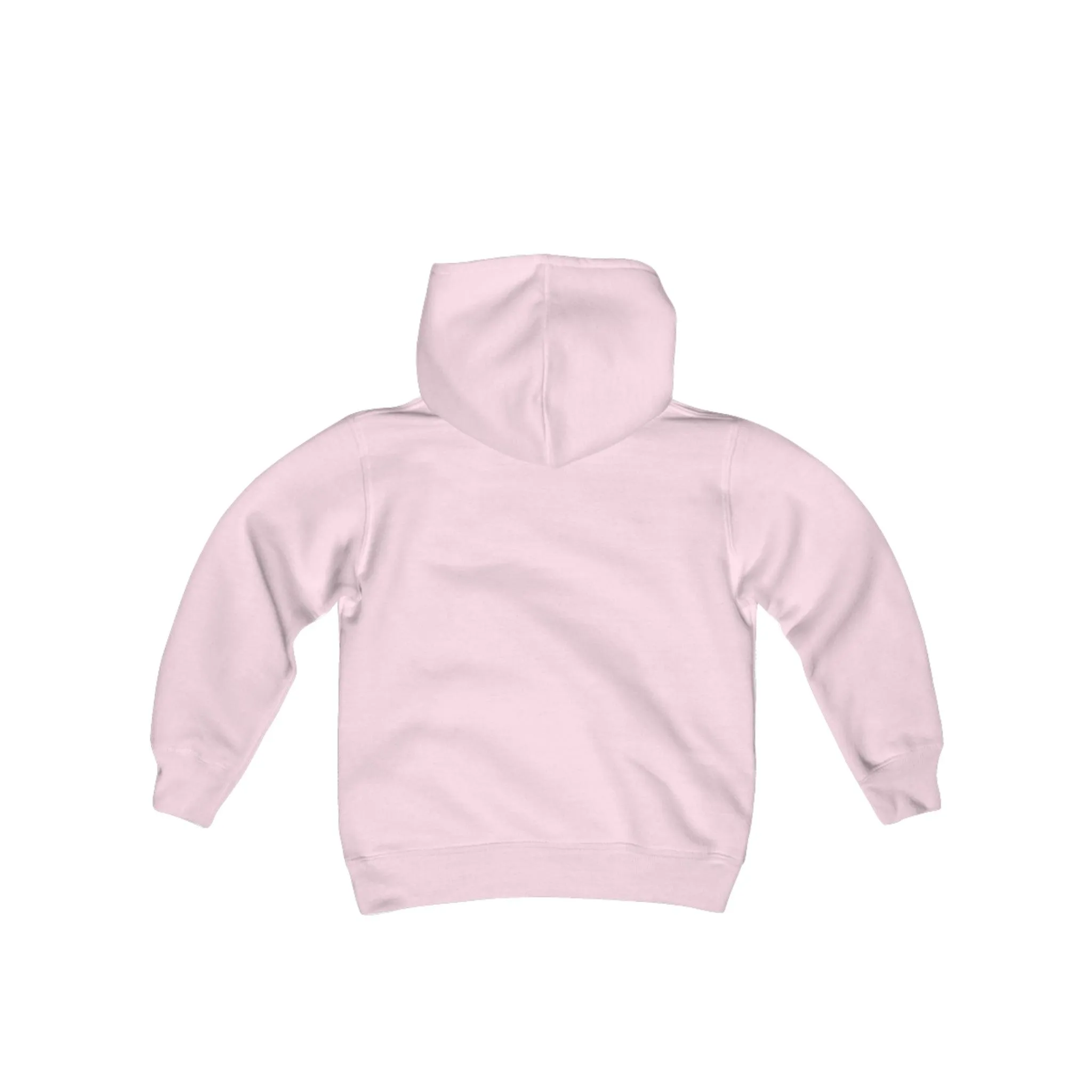 Flaming Love Hand Gesture Youth Heavy Blend Hooded Sweatshirt