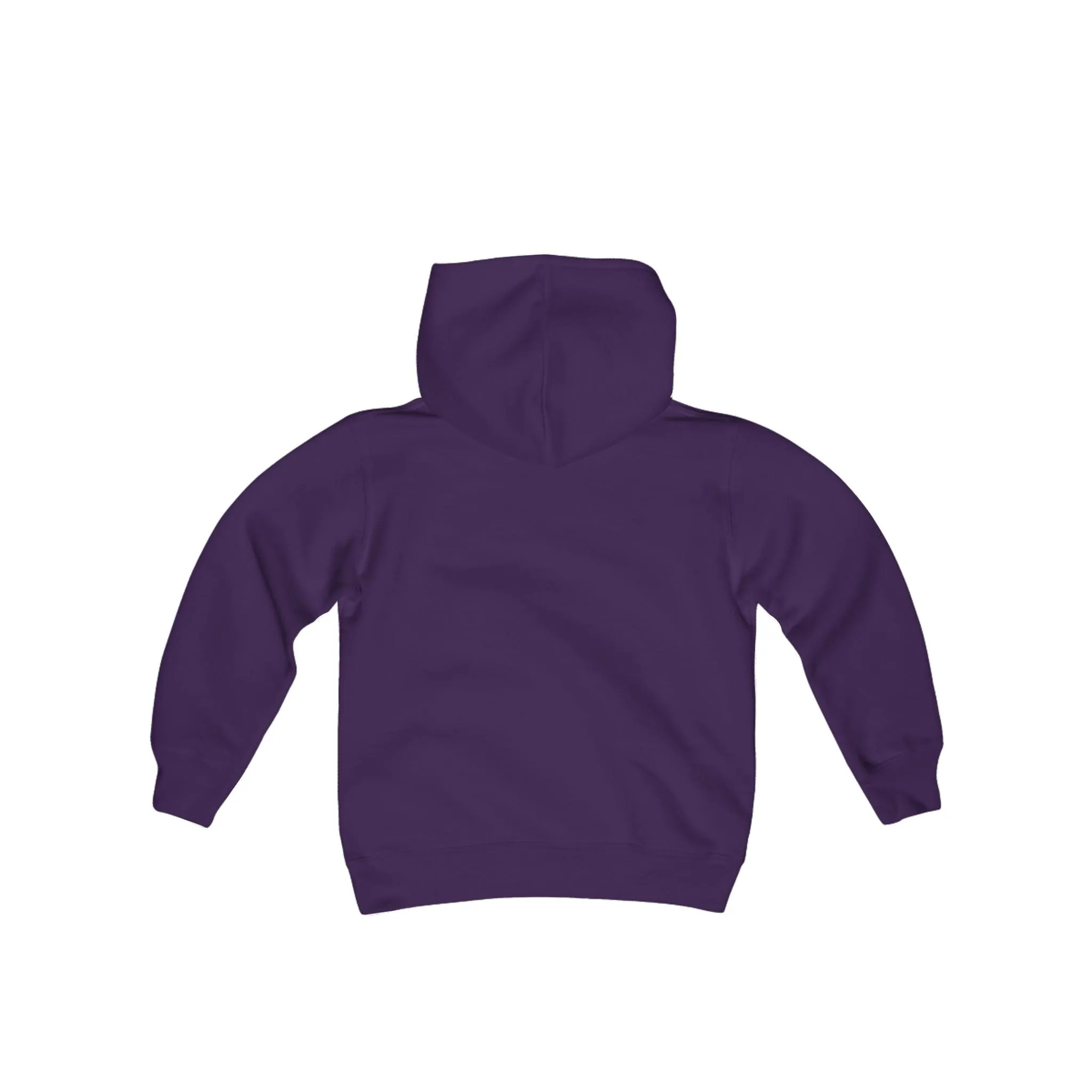 Flaming Love Hand Gesture Youth Heavy Blend Hooded Sweatshirt