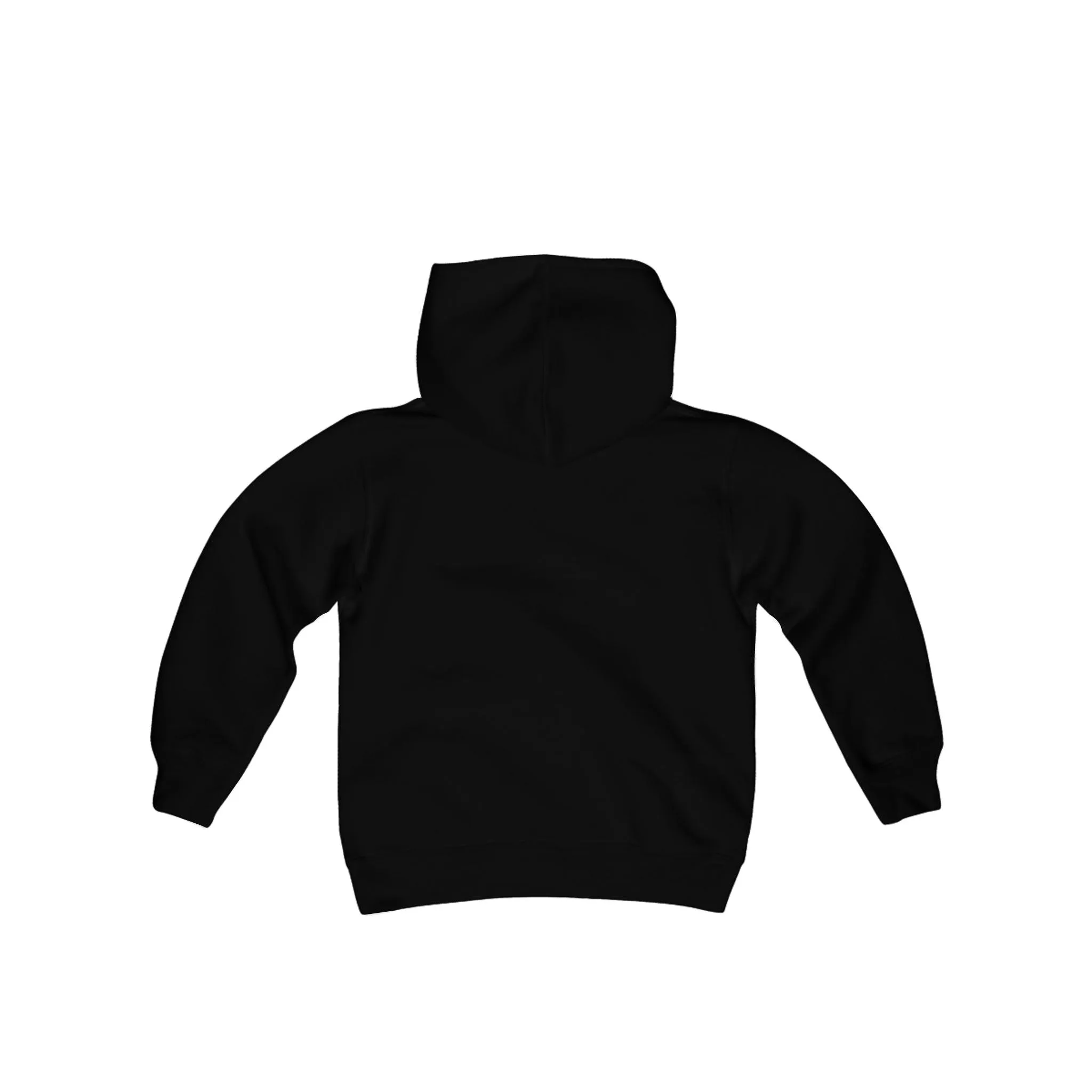 Flaming Love Hand Gesture Youth Heavy Blend Hooded Sweatshirt