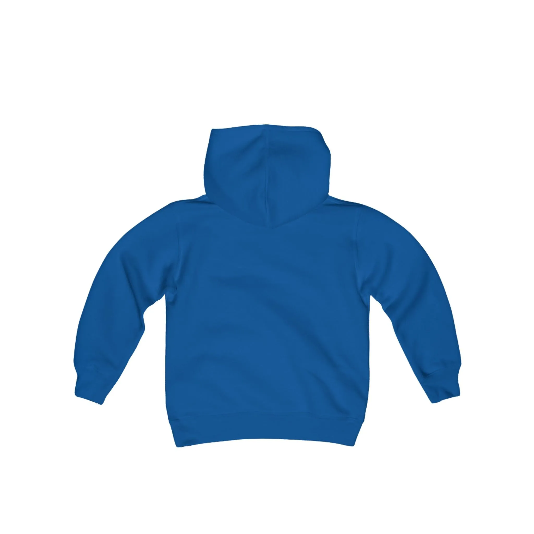 Flaming Love Hand Gesture Youth Heavy Blend Hooded Sweatshirt