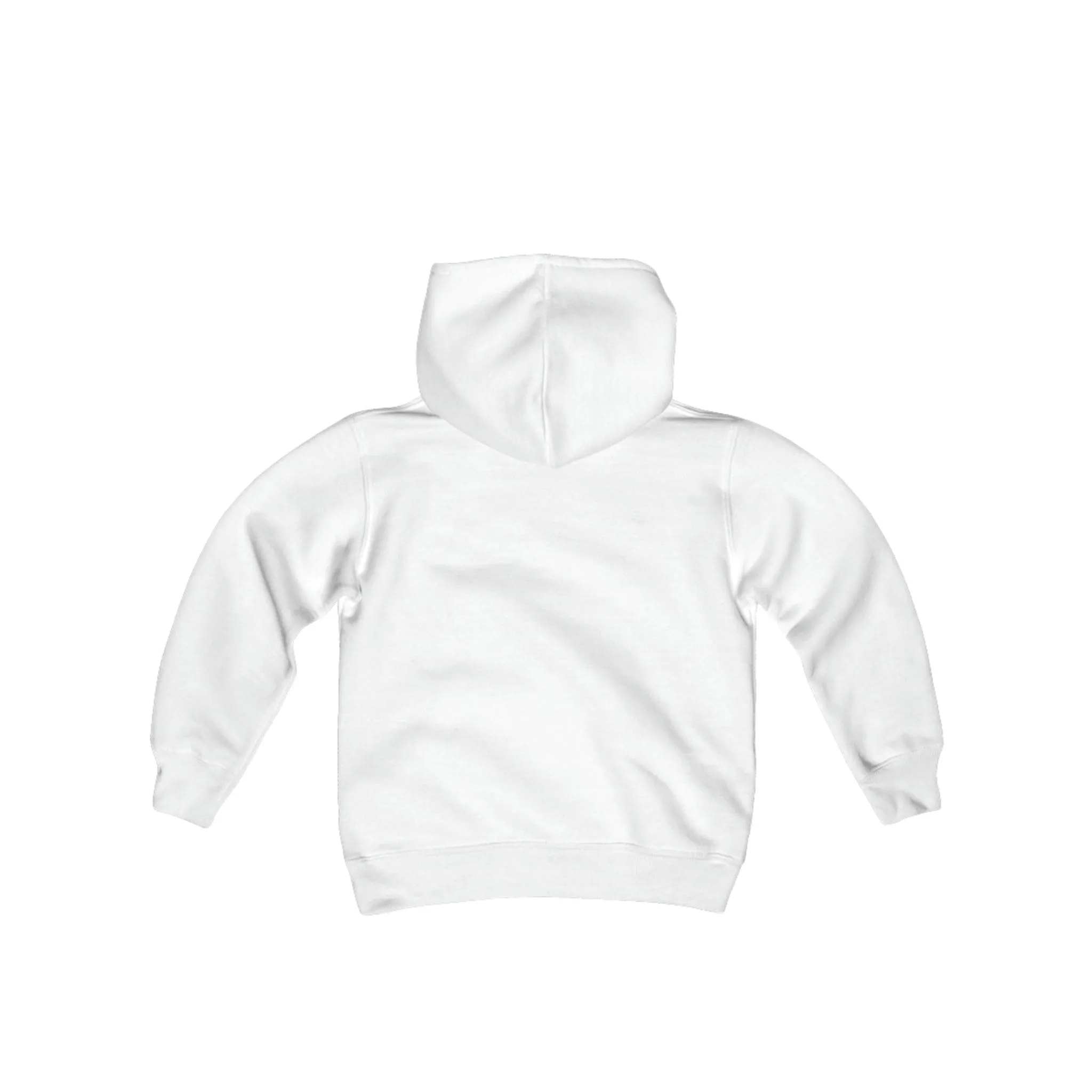 Flaming Love Hand Gesture Youth Heavy Blend Hooded Sweatshirt