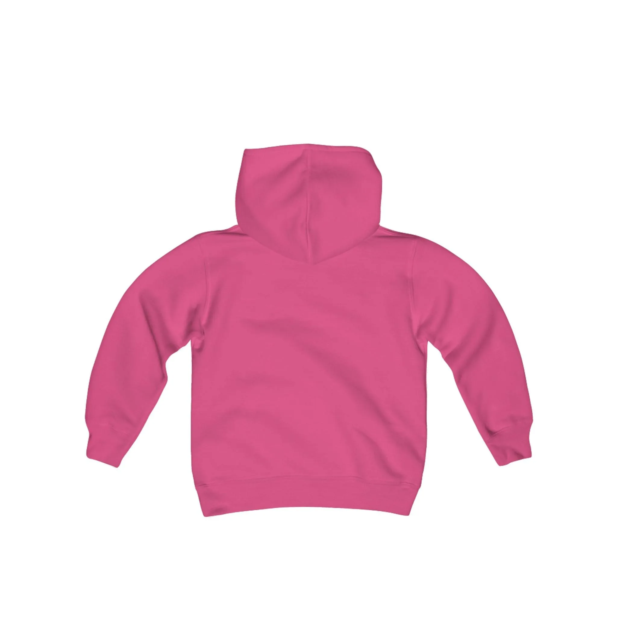 Flaming Love Hand Gesture Youth Heavy Blend Hooded Sweatshirt