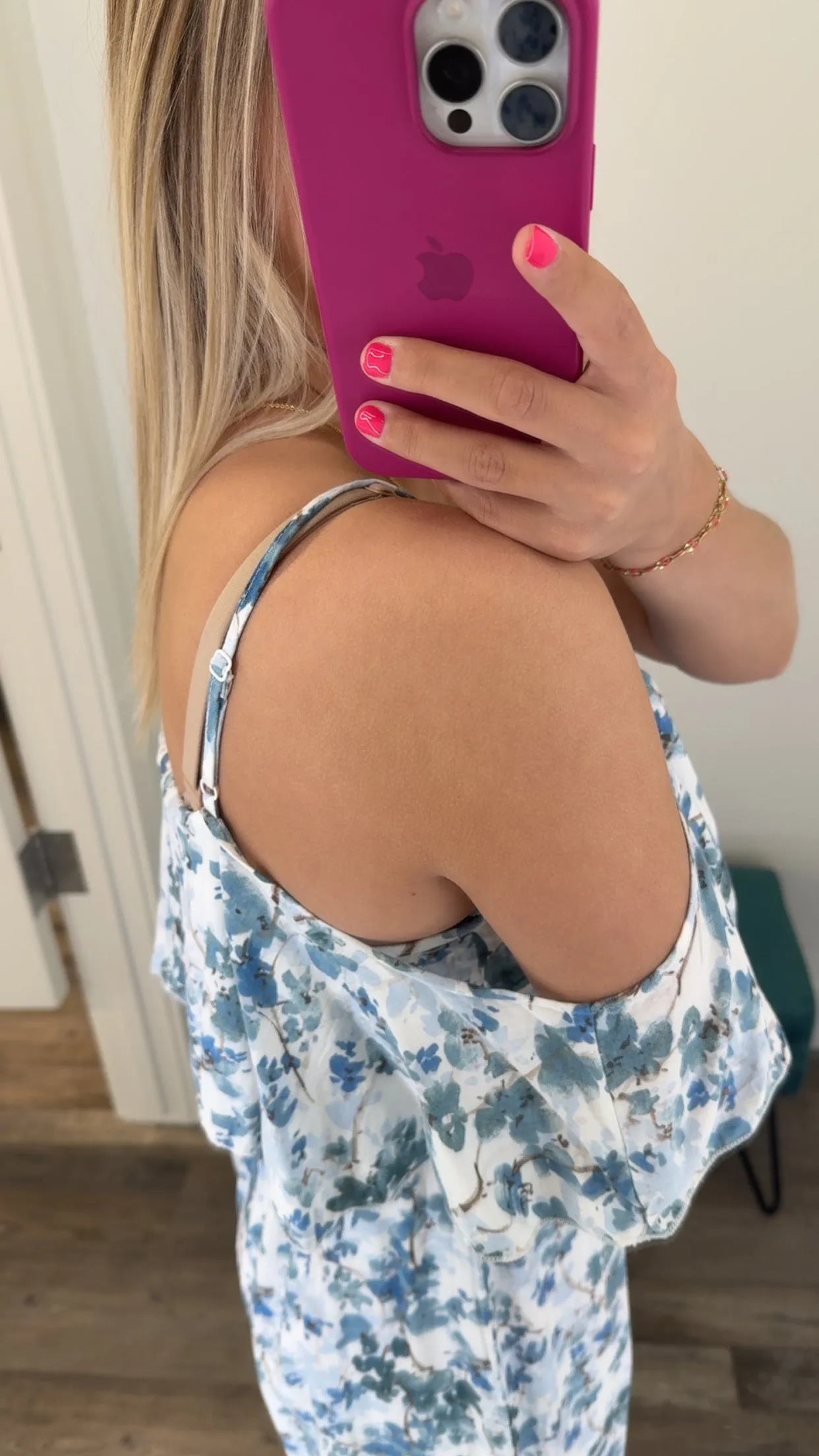 Floral Print Spaghetti Strap Jumpsuit