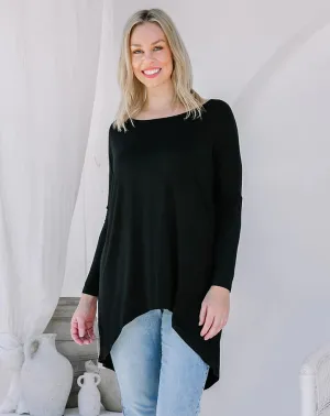 Freez Slouch Tee Shirt Black S