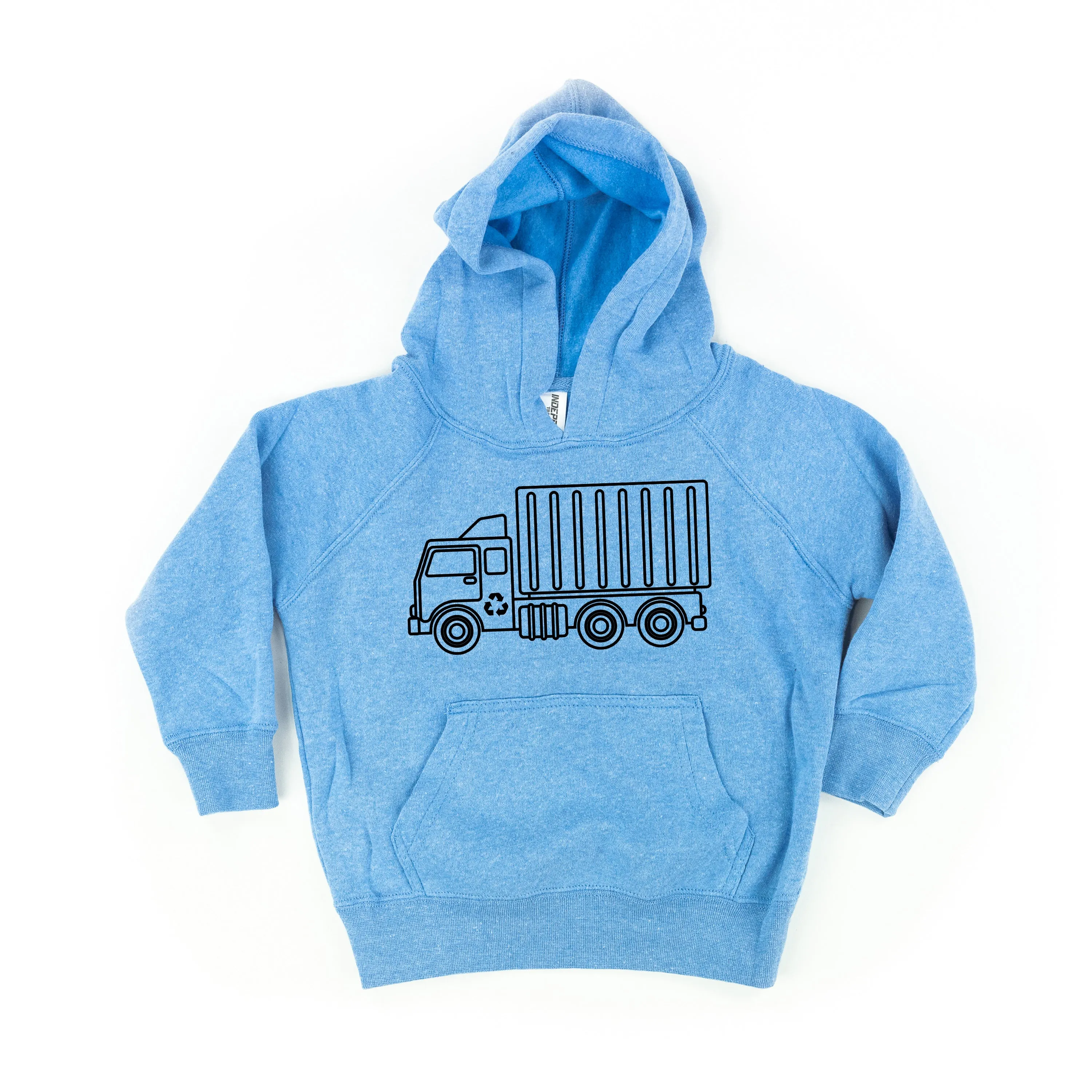GARBAGE TRUCK - Minimalist Design - Child Hoodie