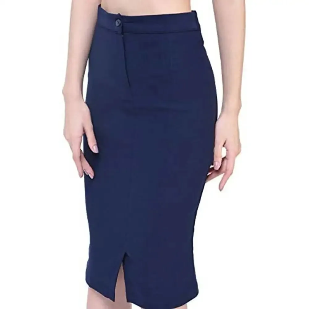 HRIKSHIKA FASHION Women Skirt (Navy Blue)
