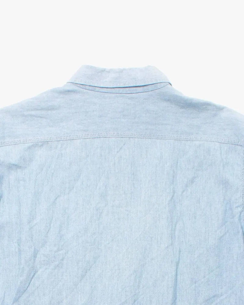Japanese Repro Shirt, Sugar Cane and Co. Brand, Light Denim Chambray - 38