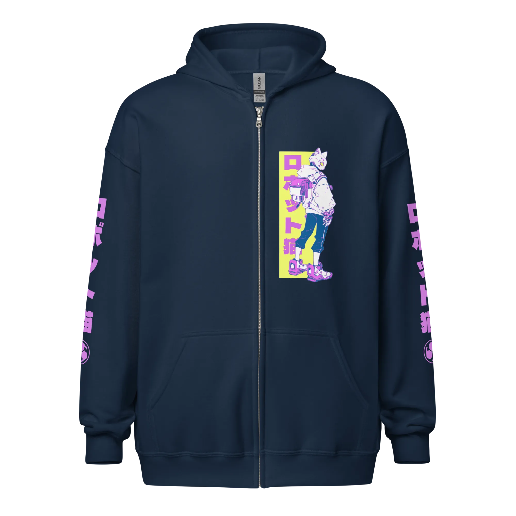 JinRai New Gen Nekokid Zip Hoodie