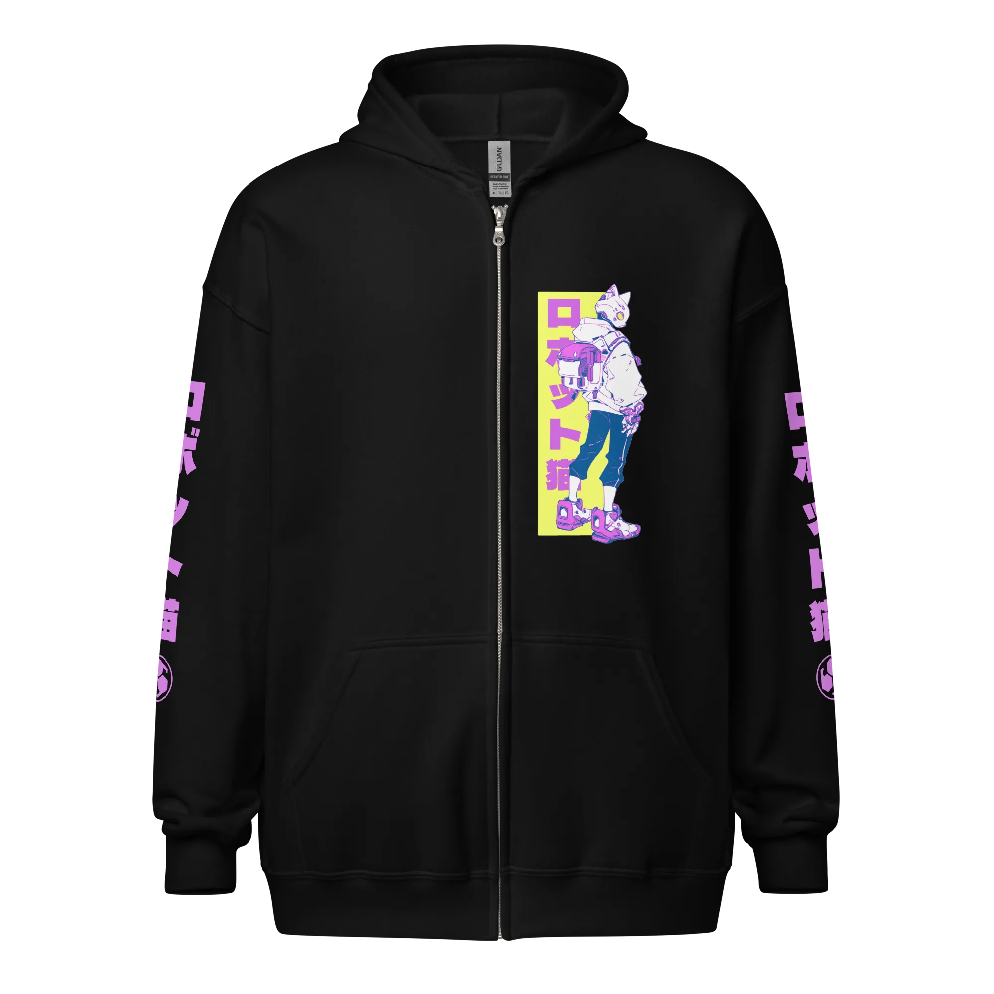 JinRai New Gen Nekokid Zip Hoodie