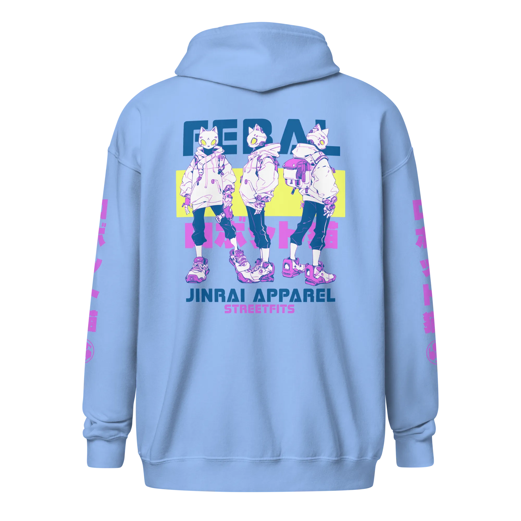 JinRai New Gen Nekokid Zip Hoodie
