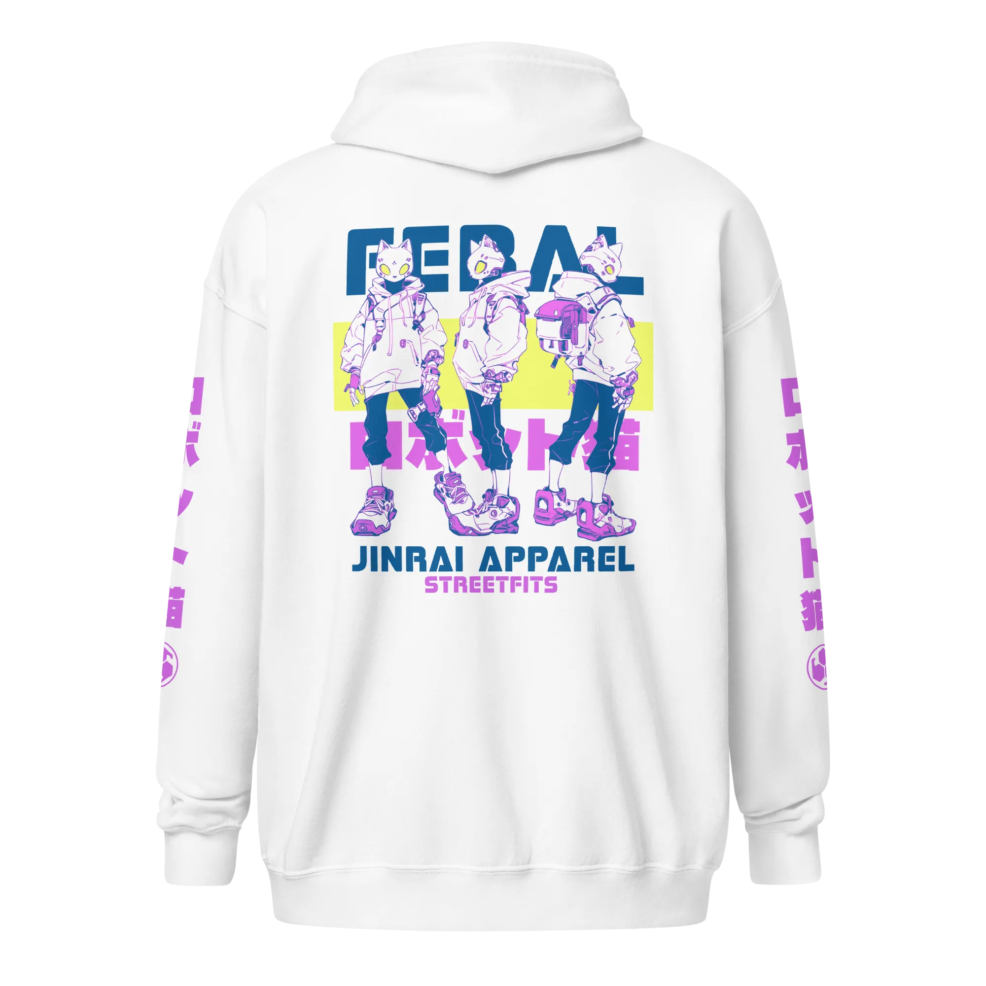 JinRai New Gen Nekokid Zip Hoodie