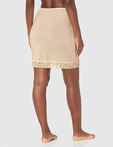 Jones NY Women's Silky Touch 19 Anti-Cling Above Knee Half Slip, Nude, L