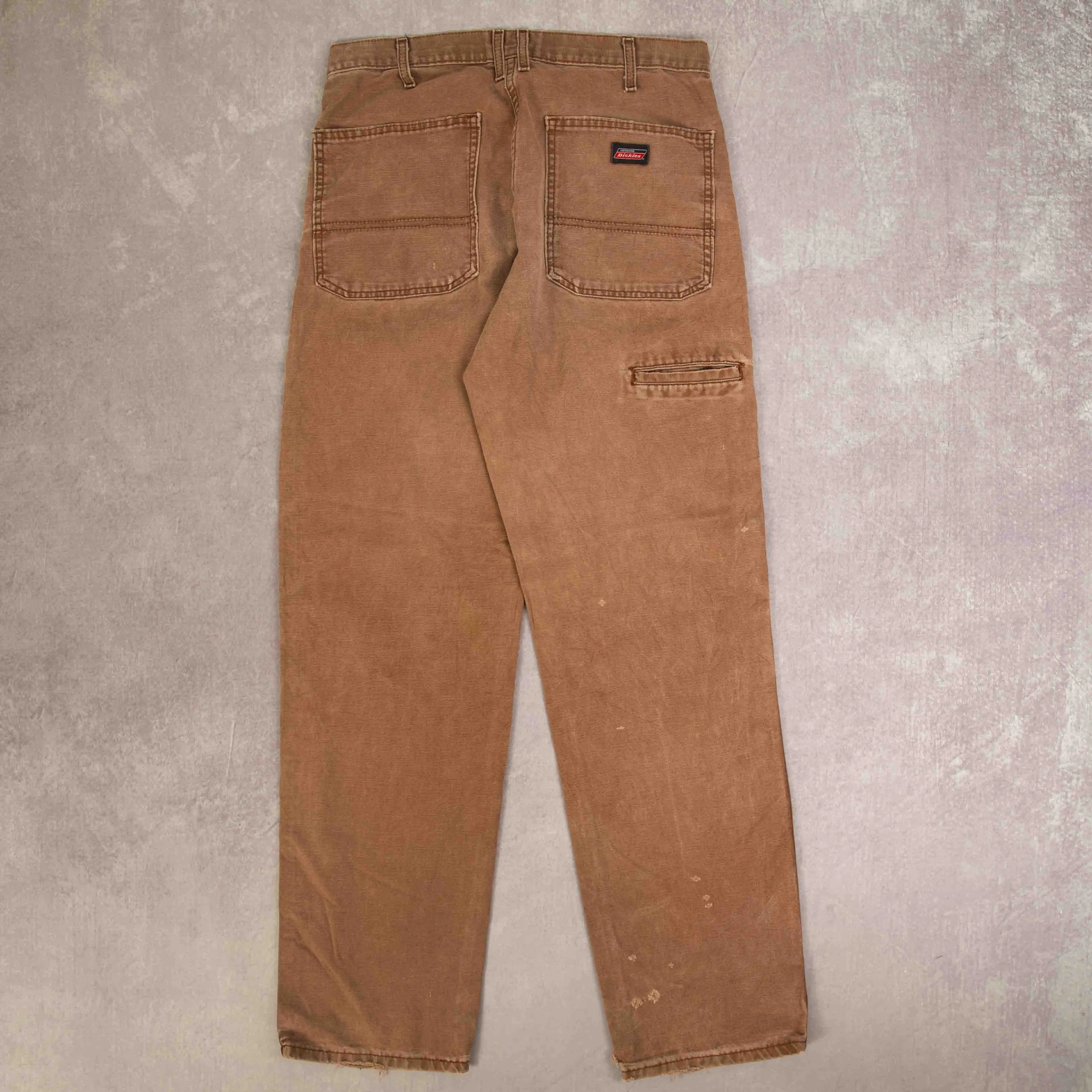 MEN'S VINTAGE DICKIES RELAXED FIT TROUSERS - W32 X L32