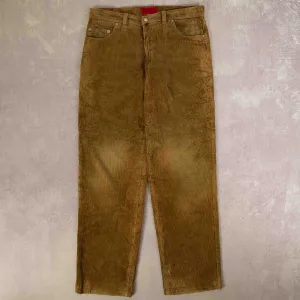MEN'S VINTAGE RELAXED JUMBO CORD TROUSERS - W34 X L34