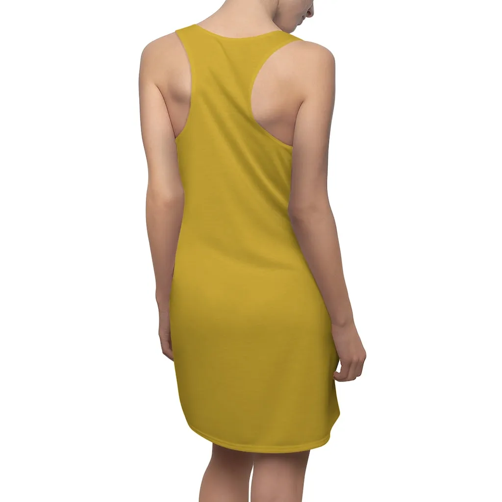 Metallic Gold Racerback Dress