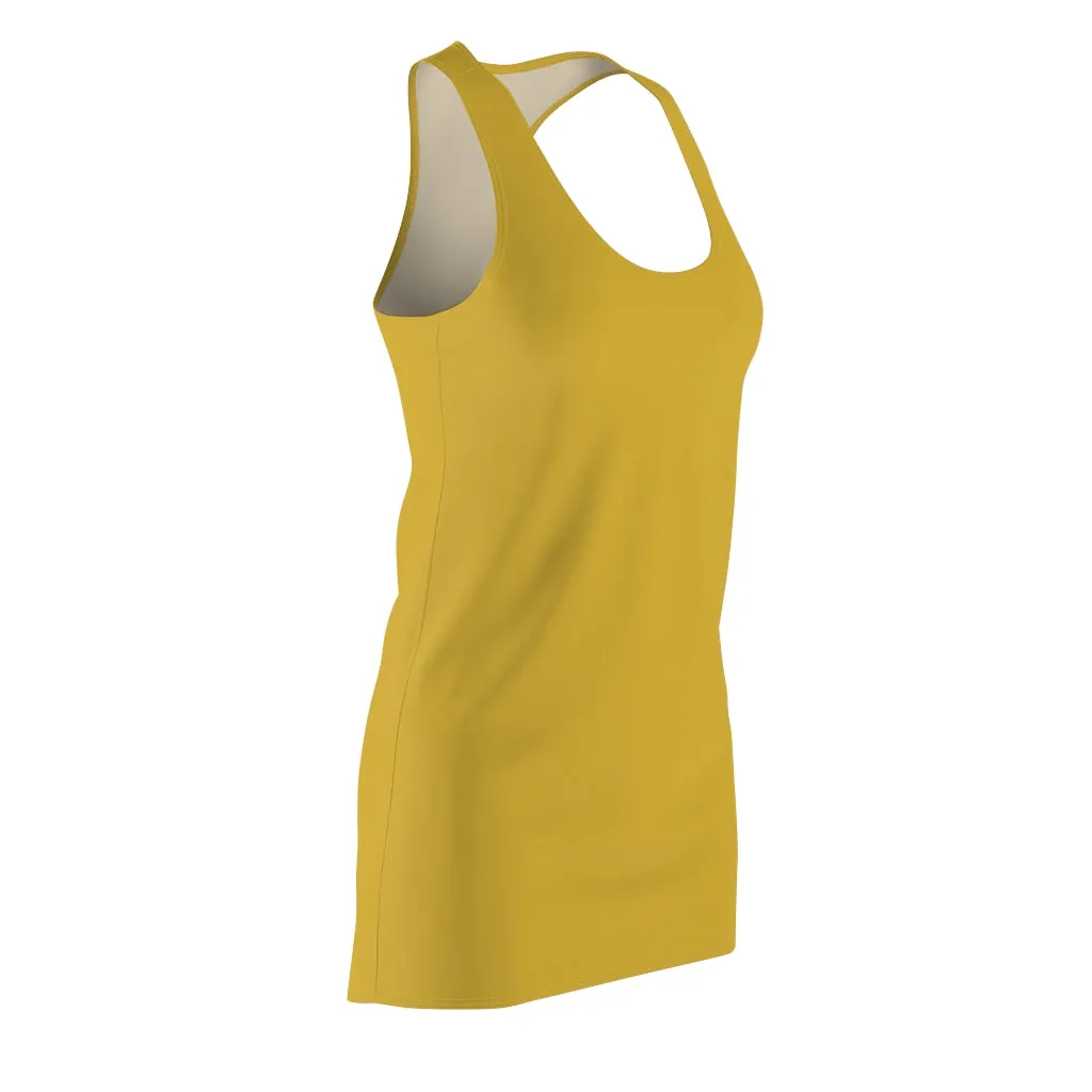 Metallic Gold Racerback Dress