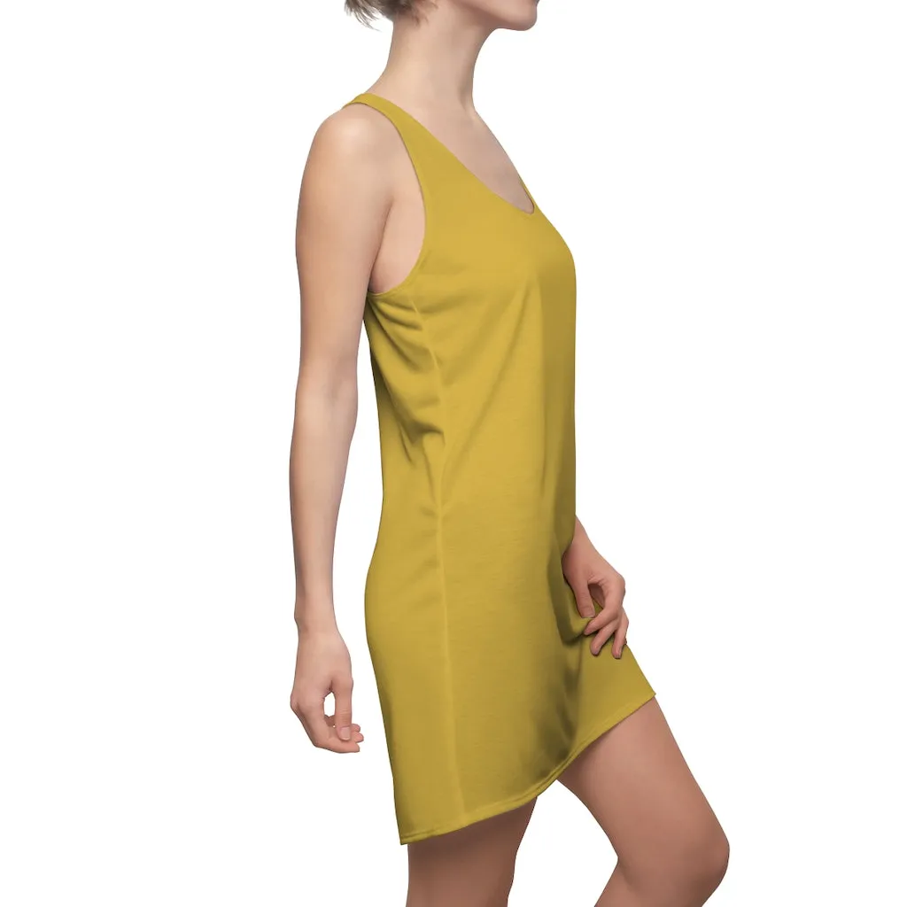 Metallic Gold Racerback Dress