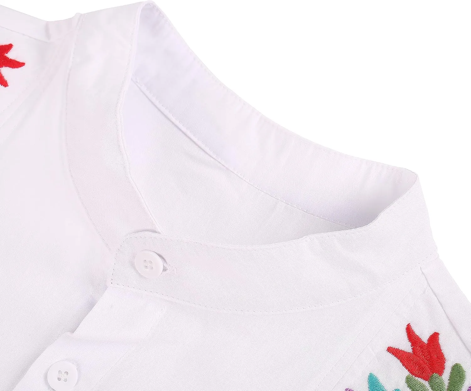 Mexican Shirts for Men Traditional Men's Guayabera Dress Shirts Mens Button Up Button Down Dress Shirt Fiesta