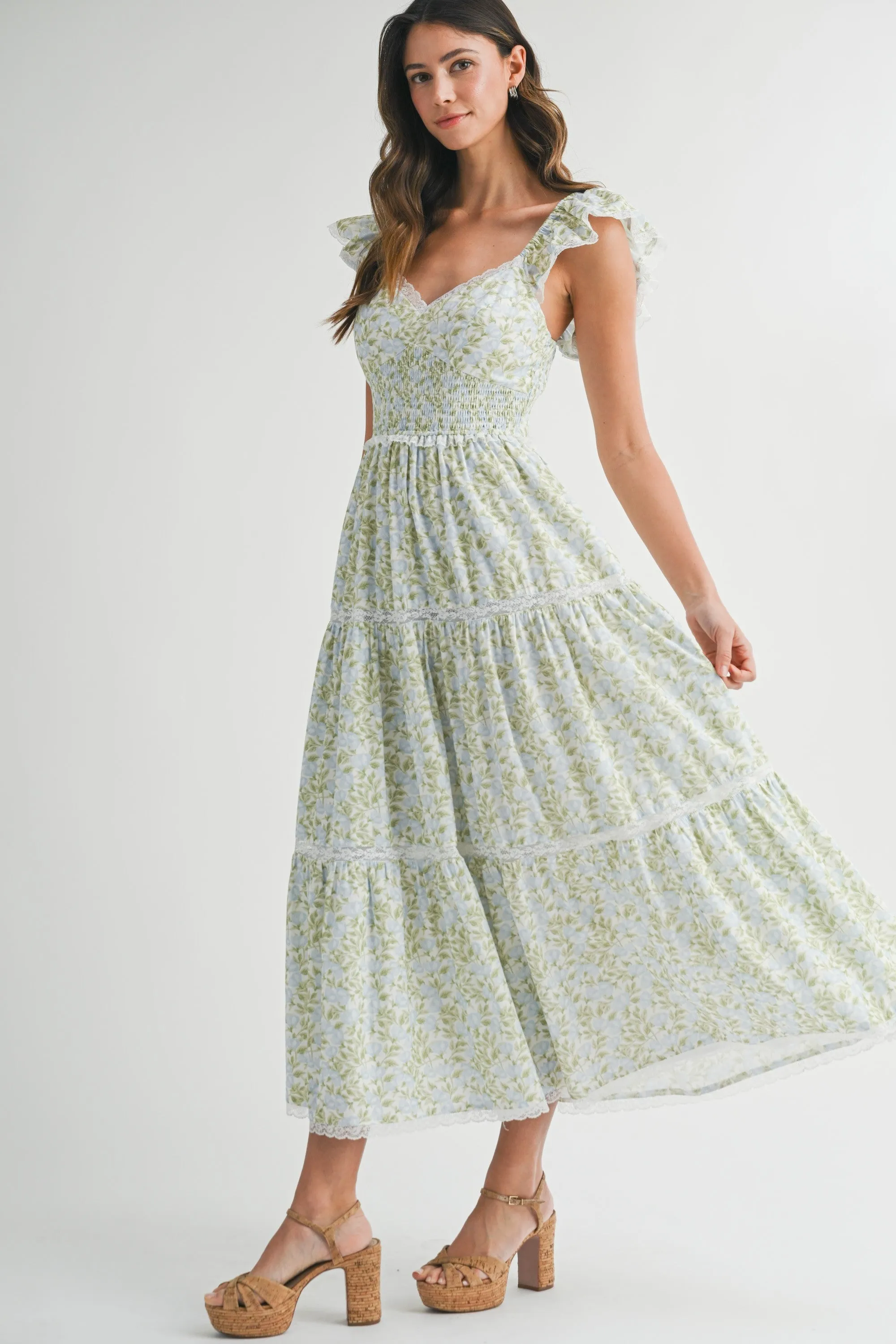 Mia Floral Maxi Dress