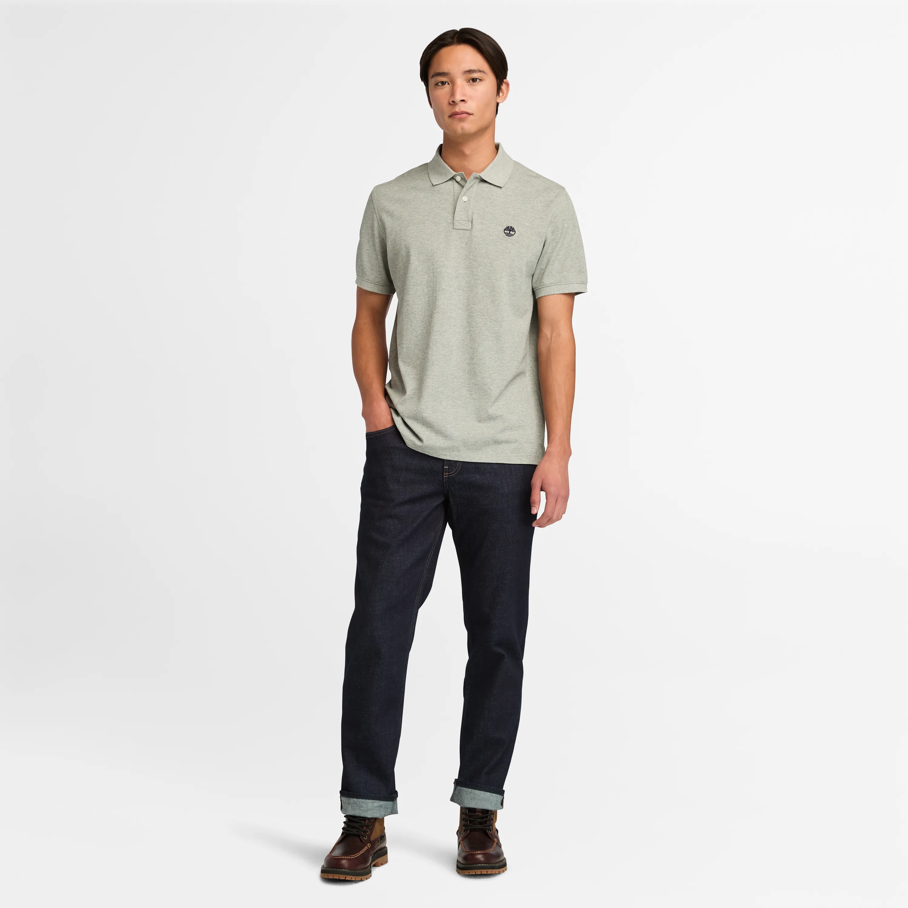 MILLERS RIVER PIQUE SHORT SLEEVE POLO FOR MEN